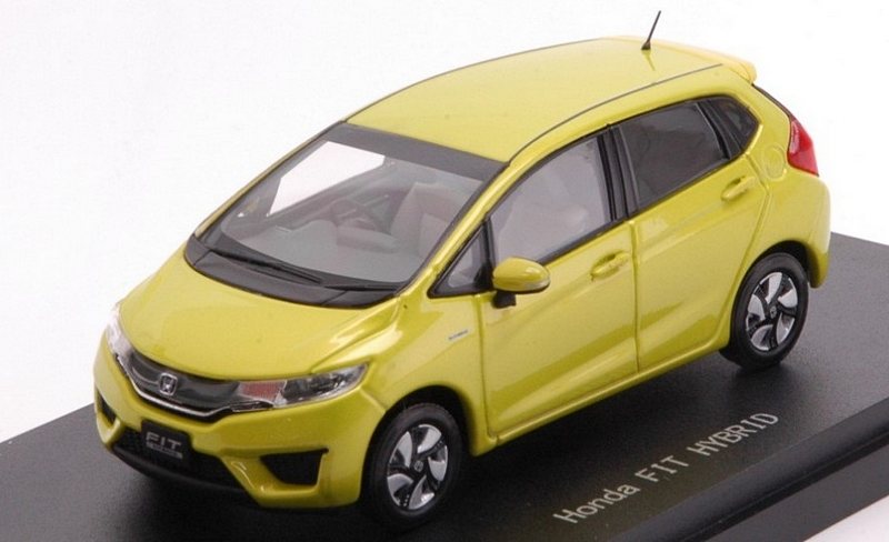 Honda Fit Hybrid (Attract Yellow Pearl) by ebbro
