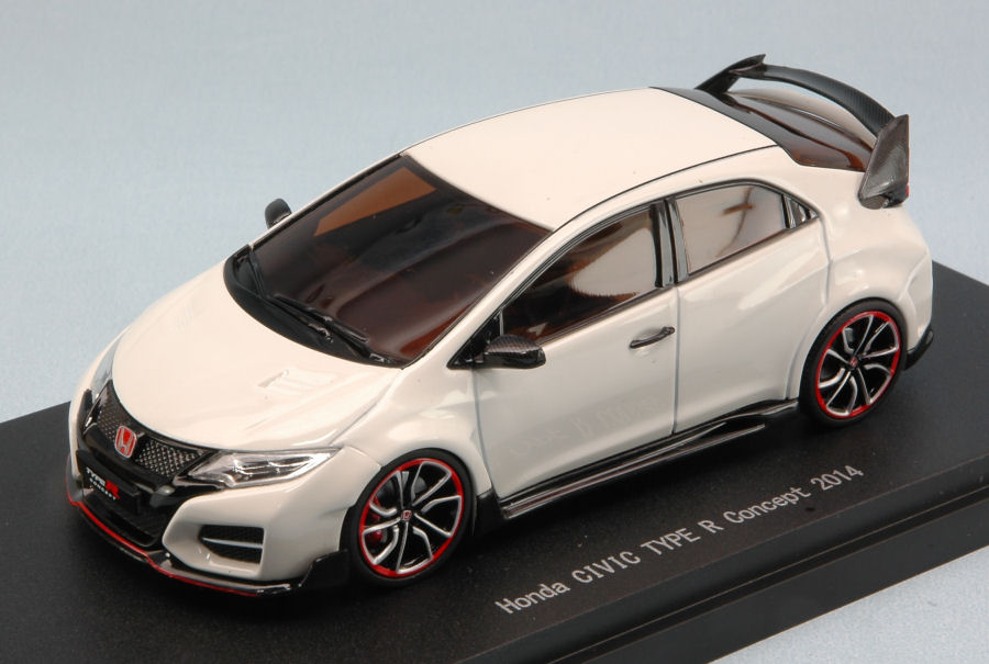 Honda Civic Type R Concept 2014 (White) by ebbro