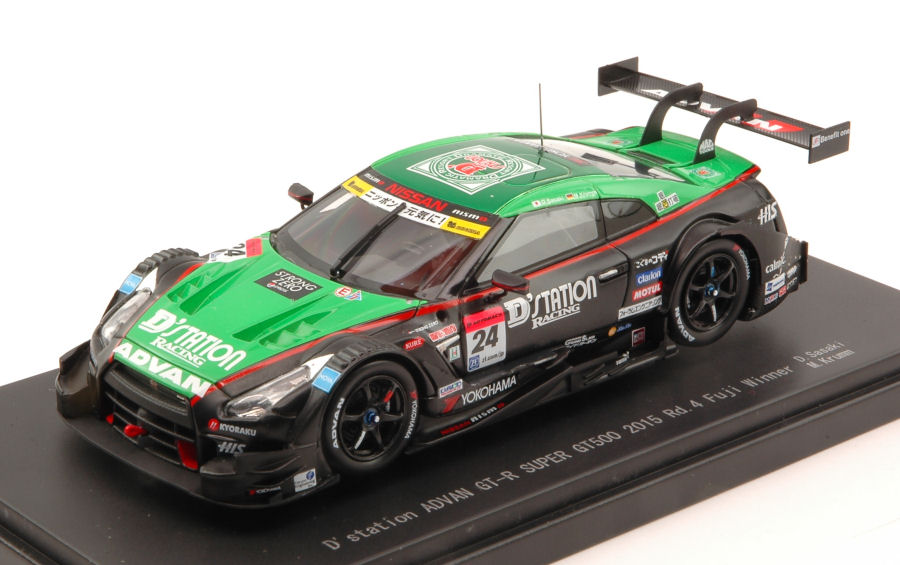 Nissan GT-R #24 Winner Fuji Super GT500 2015 Sasaki  Krumm by ebbro