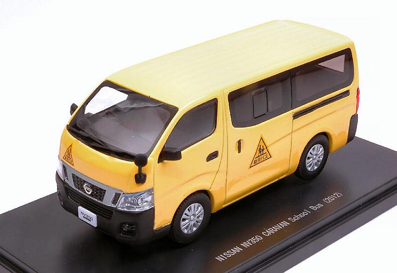 Nissan NV350 Caravan School Bus 2012 (Yellow) by ebbro