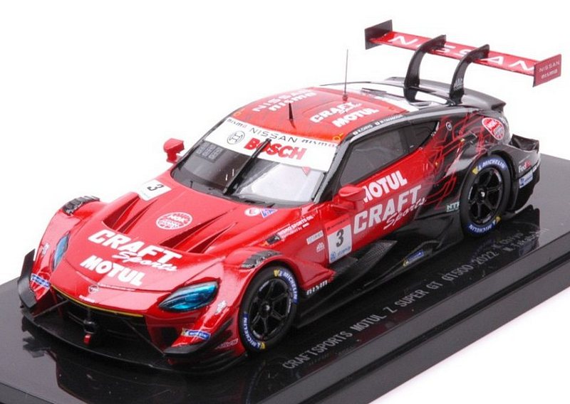 Nissan Z Craftsports Motul #3 SuperGT500 2022 Chiyo - Takaboshi by ebbro