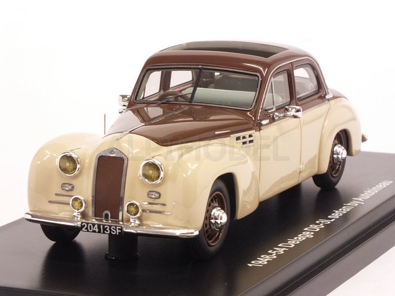 Delage D6-3L Sedan by Autobineau 1946 (Beige/Brown) by esval