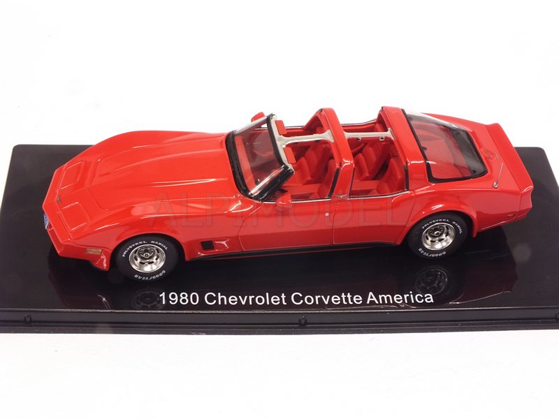 Chevrolet Corvette America 4-Doors 1980 open roof (Red) - esval