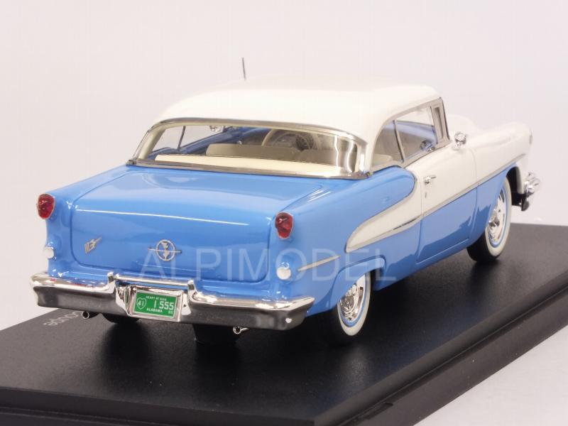 Oldsmobile Super 88 Holiday Coupe 1955 (Light Blue/White) - esval