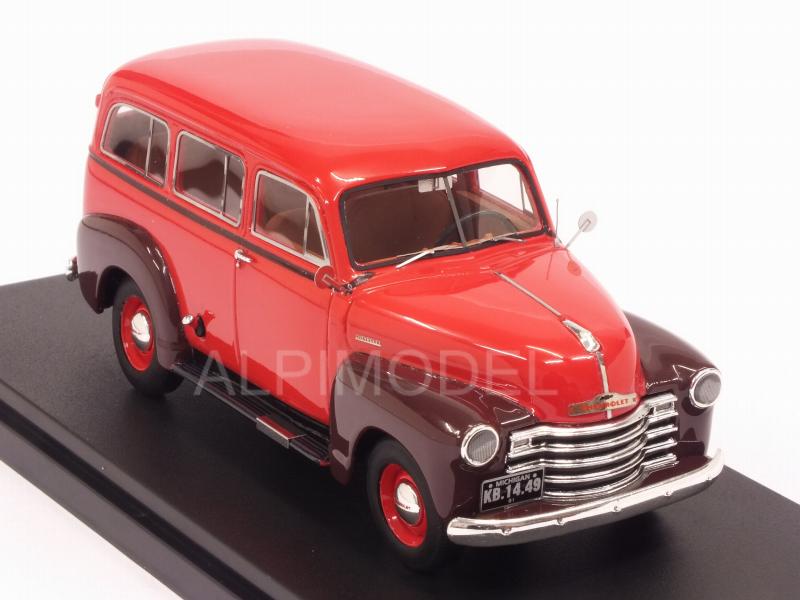 Chevrolet 3100 Suburban 1952 (Red/Brown) - esval