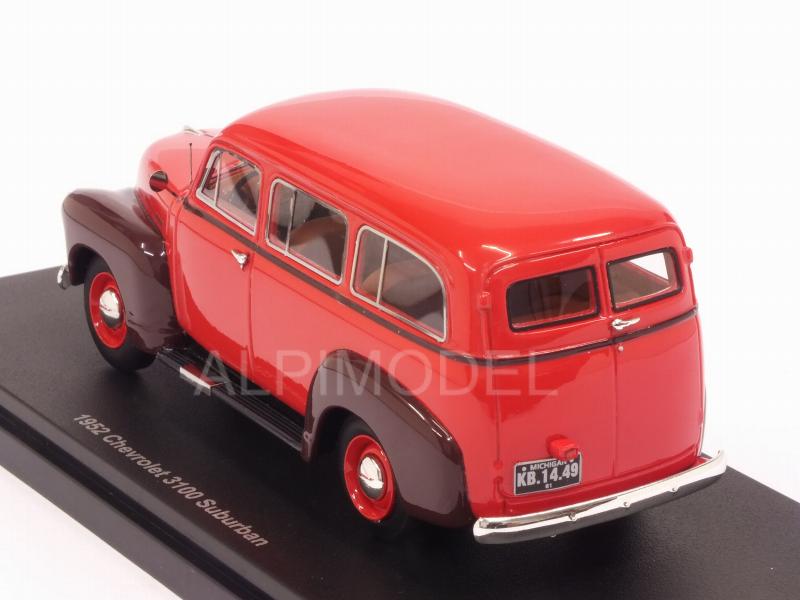 Chevrolet 3100 Suburban 1952 (Red/Brown) - esval