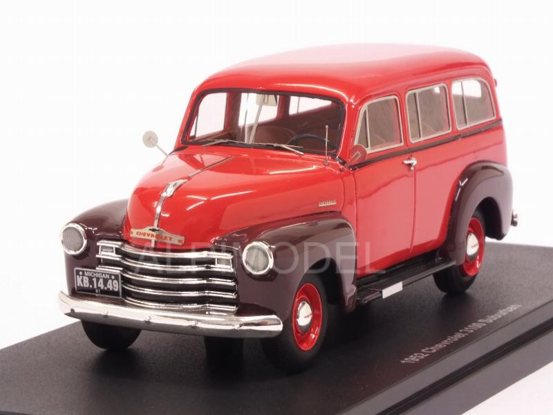 Chevrolet 3100 Suburban 1952 (Red/Brown) by esval