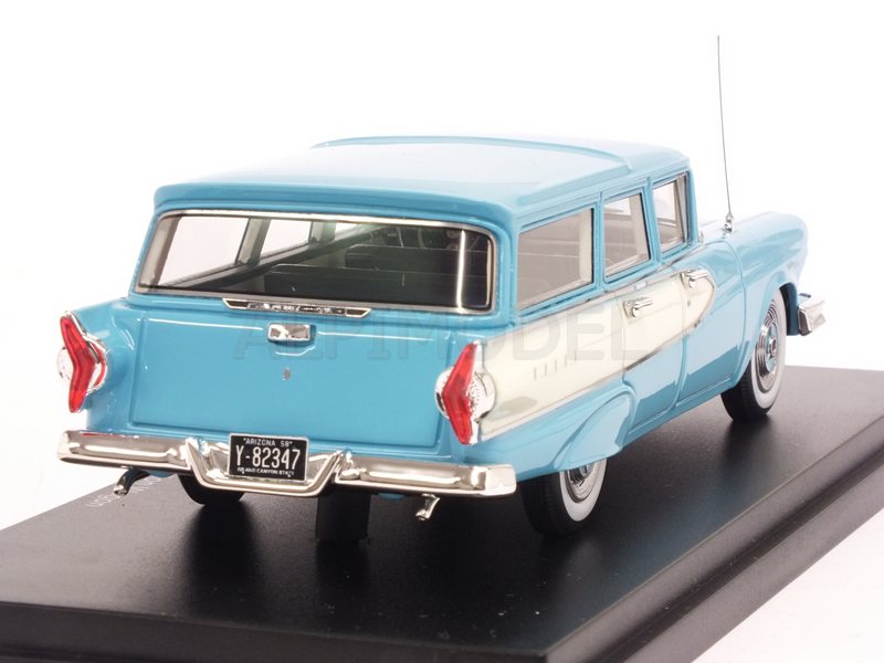 Edsel Villager 4-Door Station Wagon 1958 (Light Blue/White) - esval