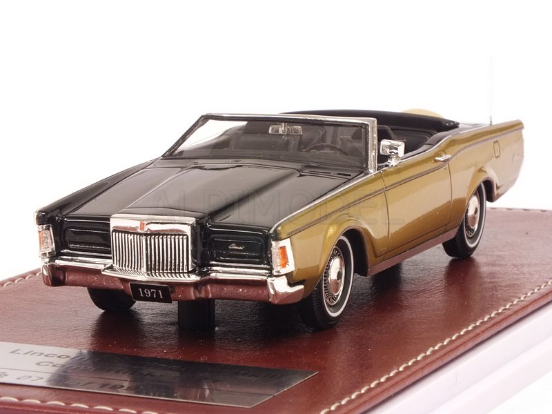 Lincoln Continental MkIII 1971 (Gold/Black) by great-iconic-models