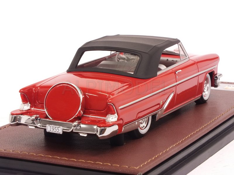 Lincoln Capri Convertible 1955 closed (Red) - glm-models