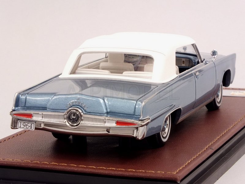 Imperial Crown Convertible 1964 closed (Nassau Blue Metallic) - glm-models