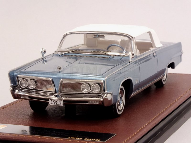 Imperial Crown Convertible 1964 closed (Nassau Blue Metallic) by glm-models