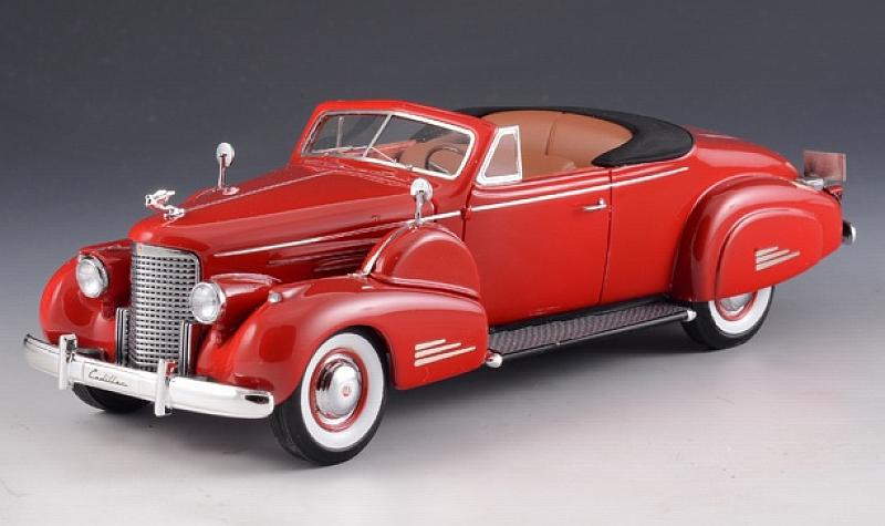 Cadillac V16 Convertible open (Red) by glm-models
