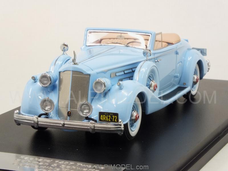 Packard 1407 Twelve Bohman-Schwartz Convertible Coupe 1936 (Blue/Beige) by glm-models