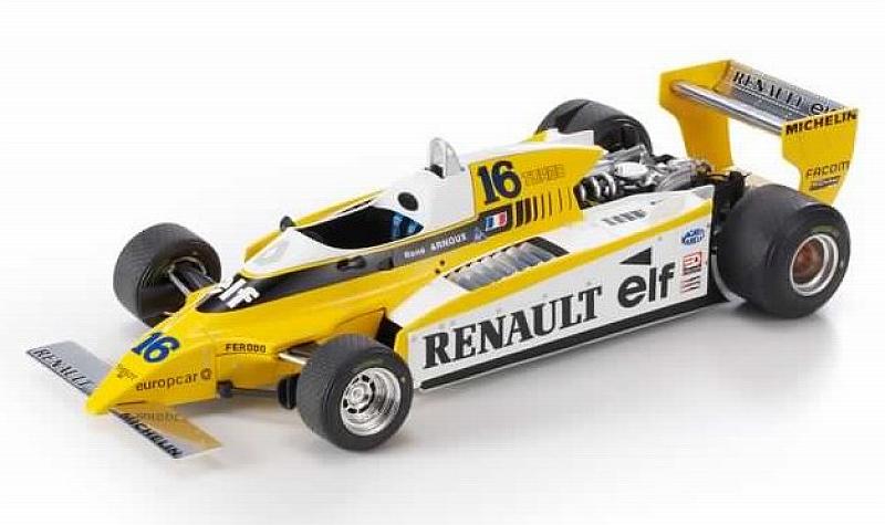 Renault RE20 Turbo #16 1980 Rene Arnoux by gp-replicas