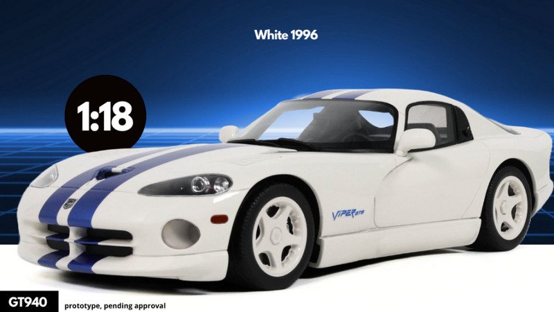 Dodge Viper GTS 1996 (White) by gtspirit