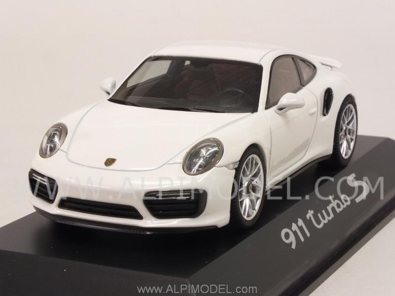 Porsche 911 Turbo S (991-II) 2016 (White) Porsche Promo by herpa