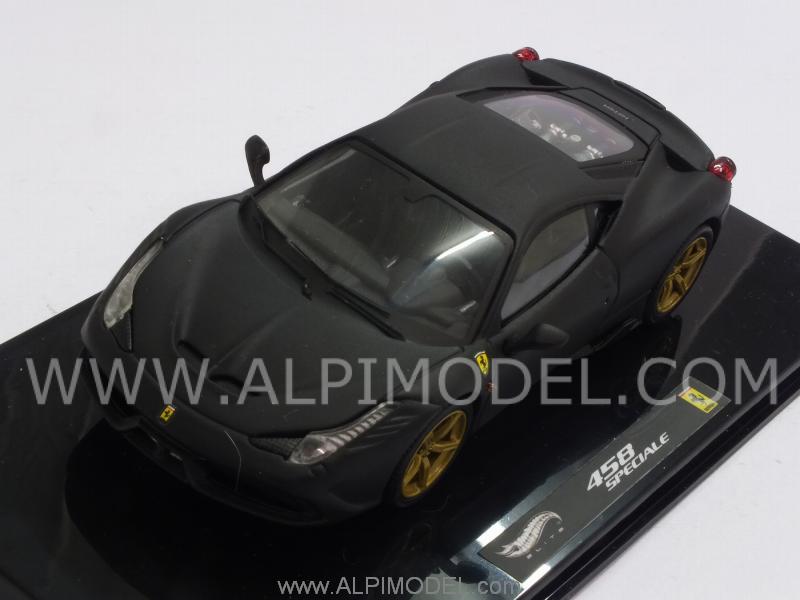 Ferrari 458 Speciale 2013 (Matt Black) - hotwheels
