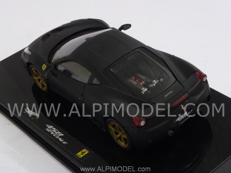 Ferrari 458 Speciale 2013 (Matt Black) - hotwheels