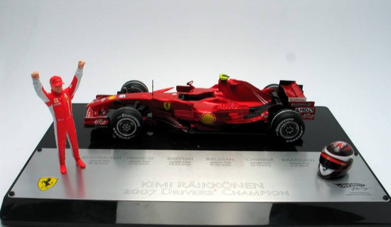 Ferrari F2007 GP Brasil 2007 World Champion Kimi Raikkonen - Special Editio by hot-wheels