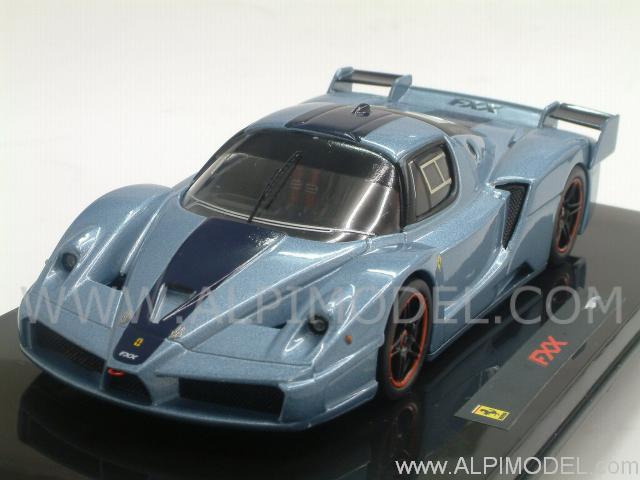 Ferrari FXX (Light Blue Metallic) by hotwheels
