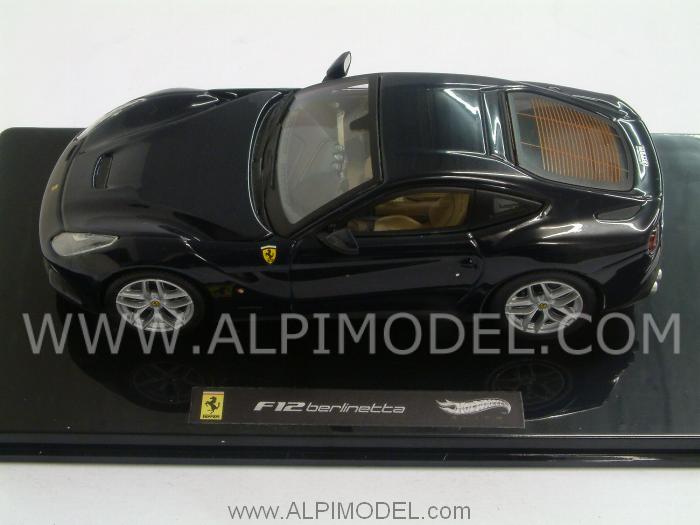 Ferrari F12 Berlinetta 2012  (Black) - hot-wheels