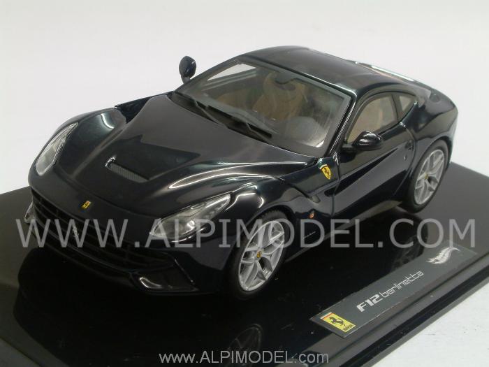 Ferrari F12 Berlinetta 2012  (Black) by hot-wheels