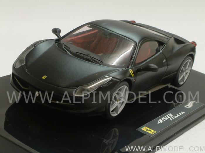 Ferrari 458 Italia (Matt Black) by hot-wheels