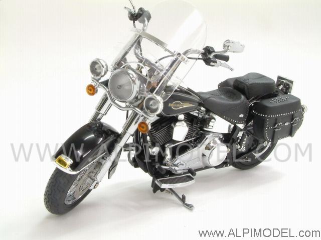 Harley Davidson  FLSTN Heritage Softail  Classic (Vivid Black) by highway-61
