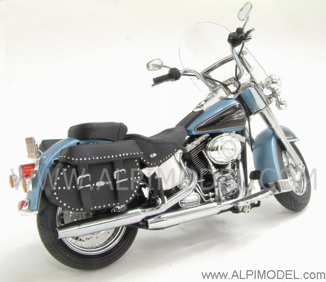 Harley Davidson  FLSTN Heritage Softail  Classic (Suede Blue Pearl/Vivid Black) - highway-61