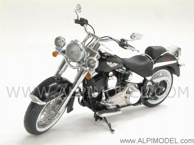Harley Davidson  FLSTN Softail Deluxe  (Vivid Black) by highway-61