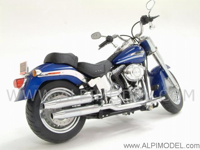 Harley Davidson  FLSTF Fat Boy  (Pacific Blue Pearl) - highway-61