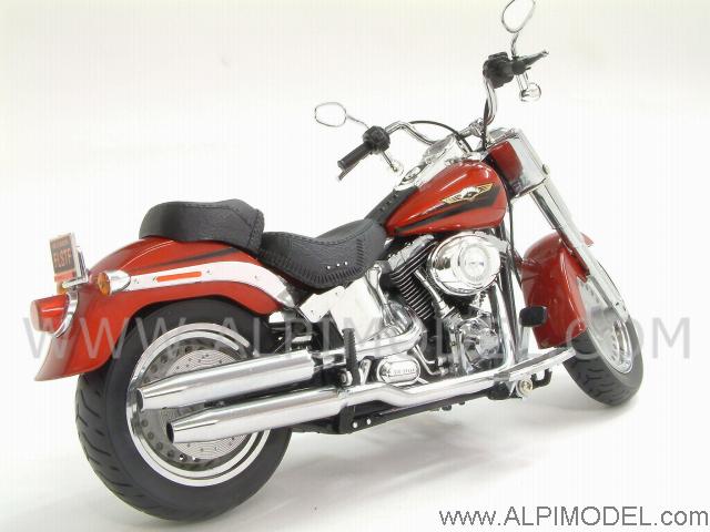 Harley Davidson  FLSTF Fat Boy  (Candy Red Sunglo) - highway-61
