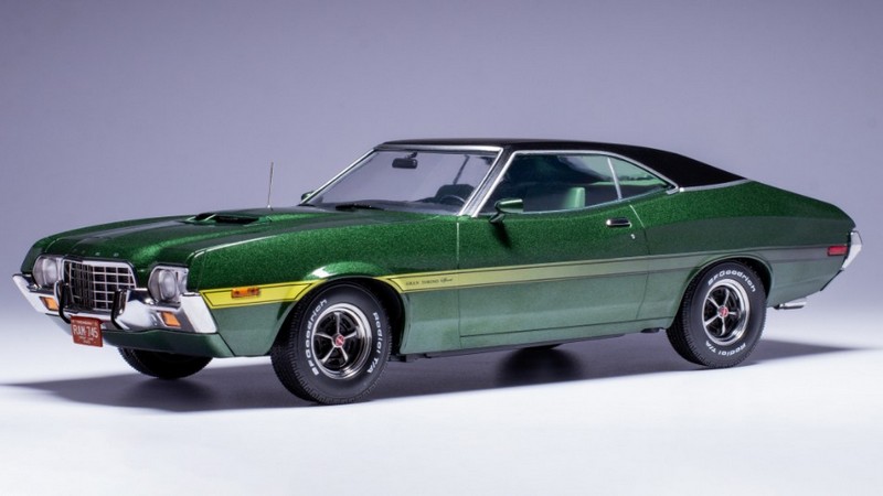 Ford Gran Torino Sport 1972 (Green) by ixo-models