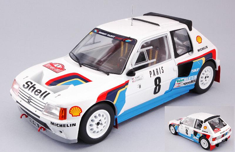 Peugeot 205 T16 #8 Rally Monte Carlo 1985 Saby - Fauchiille by ixo-models