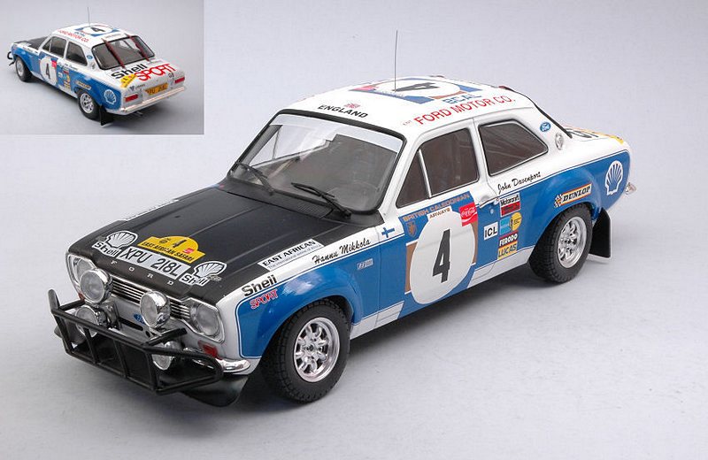 Ford Escort Mk1 RS 1600 #4 Safari Rally 1973 Mikkola Davenport by ixo-models