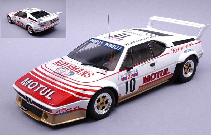 BMW M1 #10 Tour De Corse 1982 Darniche - Mahe by ixo-models