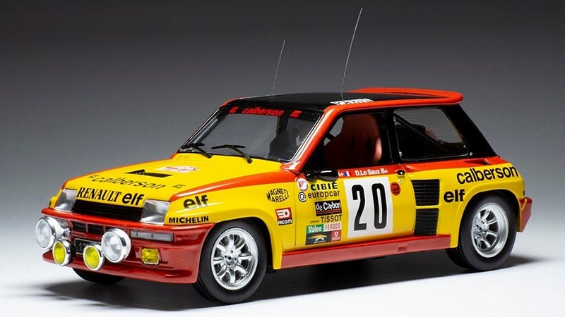 Renault 5 Turbo #20 Rally Monte Carlo 1981 Saby- Le Saux by ixo-models