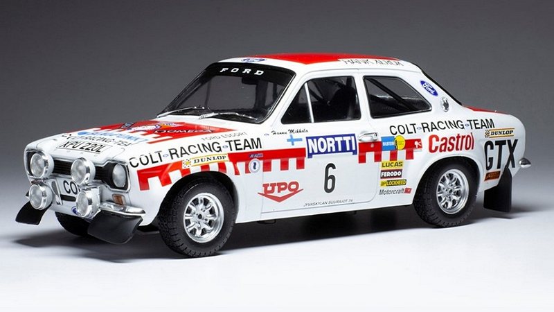Ford Escort Mk1 RS 1600 #6 1000 Lakes Rally 1973 Mikkola - Davenport by ixo-models