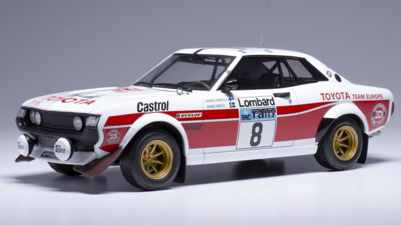 Toyota Celica 2000 GT #8 RAC Rally 1977 Mikkola-Hertz by ixo-models