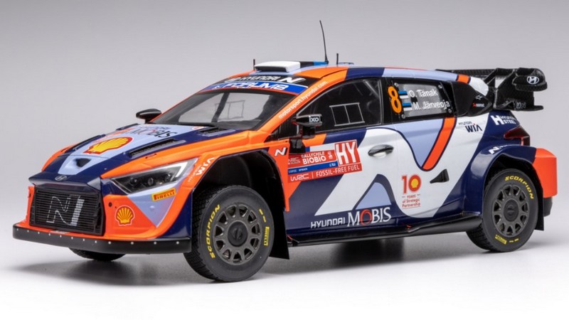 Hyundai I20N #8 Rally1 Chile 2024 Tanak-Jarveoja by ixo-models