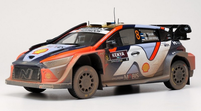 Hyundai I20N #8 Rally Safari Kenya 2025 Tanak-Jarveoja by ixo-models