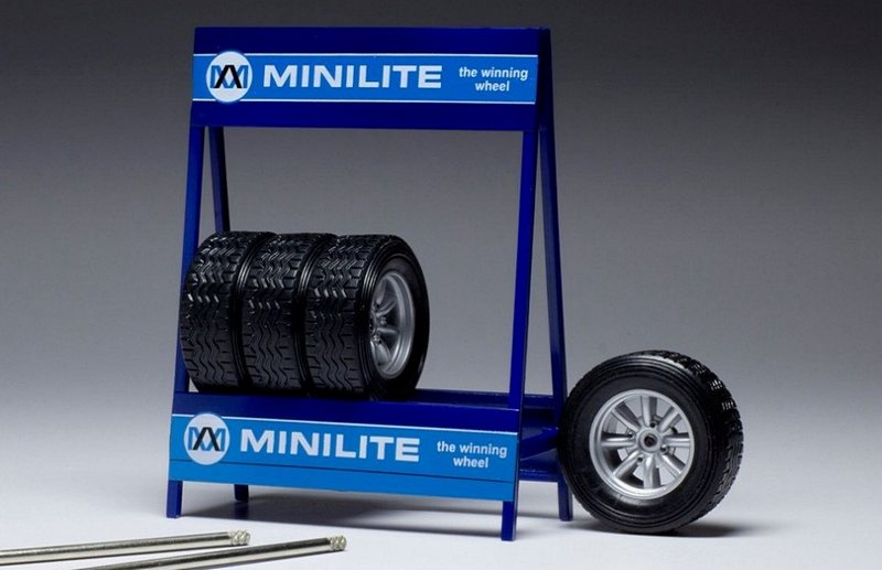 Set 4 Wheels Mini Lite Silver by ixo-models