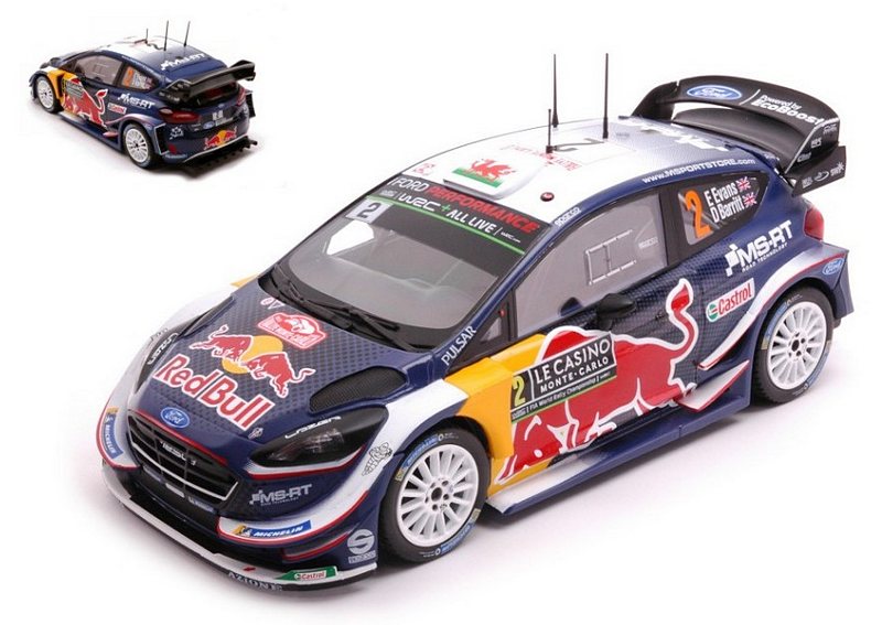 Ford Fiesta WC #2 Rally Monte Carlo 2018 Evans - Barritt by ixo-models