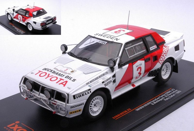Toyota Celica Twincam Turbo #3 Safari Rally 1985 Waldegaard - Thorszelius by ixo-models