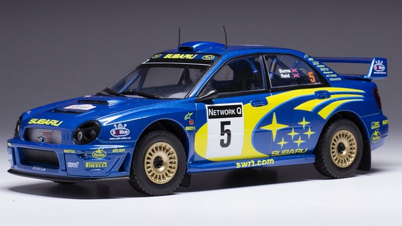 Subaru Impreza S7 WRC #5 Rally Great Britain 2001 Burns - Reid by ixo-models