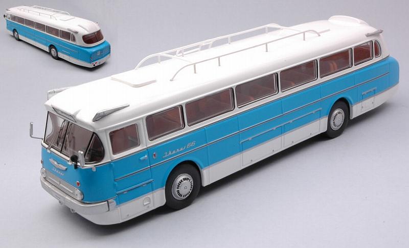 Ikarus 66 Bus 1972 (White/Light Blue) by ixo-models