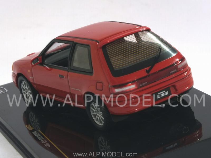 Mazda 323 GTR 1991 (Red) - ixo-models