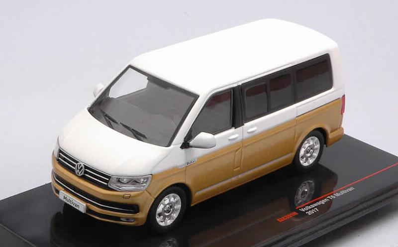 Volkswagen T6 Multivan 2017  (White/Gold) by ixo-models