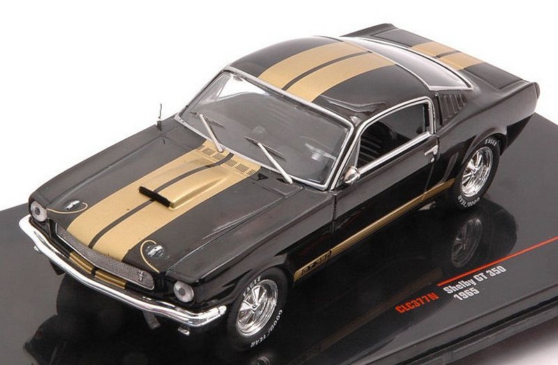 Ford Mustang Shelby GT 350 1965 (Black/Gold) by ixo-models